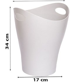 تصویر سطل اداری پلاستیکی بزرگ ا Large plastic office bucket Large plastic office bucket