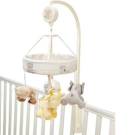 تصویر آویز تخت پولیشی عروسكی فیل خرس زرافه Baby4Life ا Baby bed hanger code:206716 Baby bed hanger code:206716