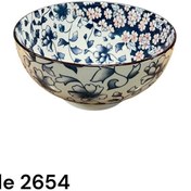 تصویر کاسه سرامیکی سالاد خوري طرح بهار 2654 