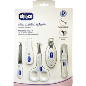 تصویر ست مانیکور قیچی و ناخن گیر 5 تکه چیکو Chicco Nail Clipper code:009918