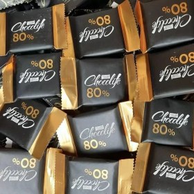 تصویر شکلات تلخ 80 درصد شوکولایف یک ۱ کیلویی 