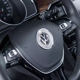 تصویر نگین لوگو فرمان خودرو ولکس واگن (volkswagen) 