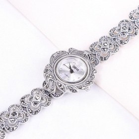 تصویر ساعت نقره سما کد 18055 