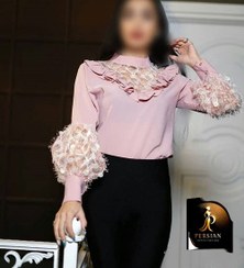 تصویر شومیز آستین تورپولک 