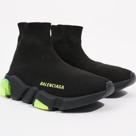 تصویر بالنسیاگا جورابی اسپید ترینر ایر سبز Balenciaga sock speed trainer green air 