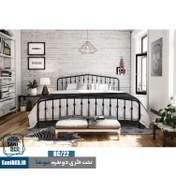 تصویر تخت خواب دو نفره نیوشا 