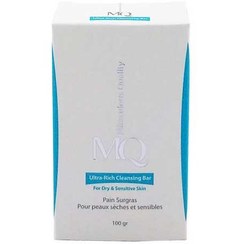 تصویر پن پاک کننده عمیق پوست‌های خشک و حساس ام کیو ۱۰۰ گرم MQ Ultra Rich Cleansing Bar 100gr