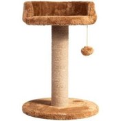 تصویر اسکرچر و جای خواب گربه کدی‌پک مدل نیمکت وزن ۳.۹ کیلوگرم 