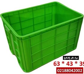 تصویر جعبه پلاستیکی صنعتی بزرگ ( مواد نانو نشکن ) PLASTIC BOX