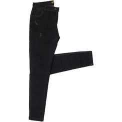 تصویر شلوار جین اسکینی زنانه رنگ ذغالی 