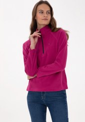 تصویر سویشرت زنانه صورتی روشن یو اس پولو 