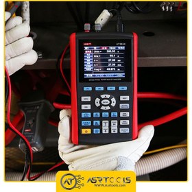 تصویر دیتالاگر پاور آنالایزر پرتابل و تک فاز برند یونیتی UNIT UT283A Power Quality Analyzer UNIT UT283A