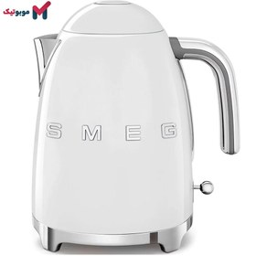 تصویر کتری برقی اسمگ رنگ آبی پاستلی مدل KLF03 smeg kettle KLF03