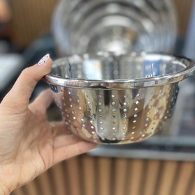 تصویر سرویس آبکش و لگن یونیک ۵ پارچه استیل 