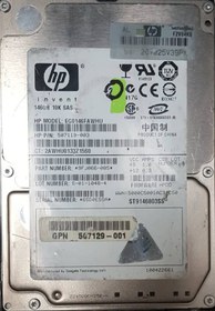 تصویر هــارد دیـسـک های کــلاس ســروری لـوگـو اچ پی hp Server 146GB, 10k, 6Gb/s , SFF SAS HDD hp Server SAS HDD 146GB, 10K RPM, 6Gb/s