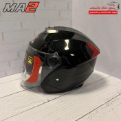 تصویر کلاه کاسکت بدون فک BLK Motorcycle helmet without jaw BLK