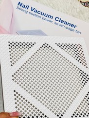 تصویر فن مکنده فیلتردار مربعی ناخن Nail Vacuum Cleaner – Model M-101