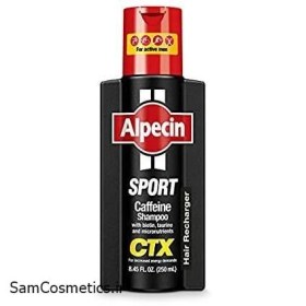 تصویر شامپو انرژی دهنده و تقویت کننده کافئین آلپسین Alpecin Sport CTX حجم 250 میلی لیتر Alpecin Sport Caffeine CTX Shampoo