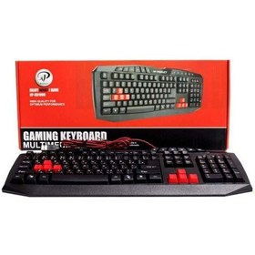تصویر کیبورد مخصوص بازی با سیم ایکس پی مدل KB1900 ا XP KB1900 Gaming Wired Keyboard XP KB1900 Gaming Wired Keyboard
