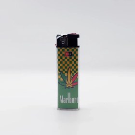 تصویر فندک اتمی سبز طرح گل 