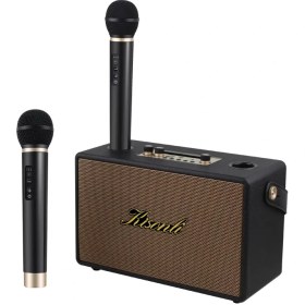 تصویر اسپیکر دو میکرفونه طرح لوی ی ویتون برند KISONLI مدل G101 
