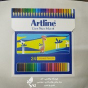 تصویر مدادرنگی 24 رنگ آرتلاین Artline اصلی 