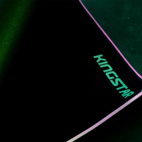 تصویر پد ماوس گیمینگ KPM170G کینگ استار MOUSEPAD GAMING KPM170G RGB KINGSTAR