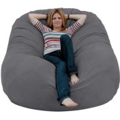 تصویر مبل شنی راحتی بزرگ مخمل 