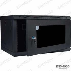 تصویر رک دیواری 6 یونیت عمق 35 آماد Amad rack