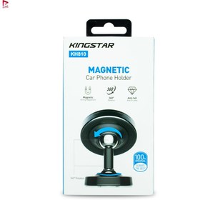 تصویر هولدر آهنربایی کینگ استار مدل KH810 KINGSTAR Car Holder KH810 Black