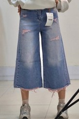 تصویر وایدلگ شست صورتی زاپدار قد۸۳ - ۳ Shalvar easy ghad80 abi roshan ba shost soorati zapdar