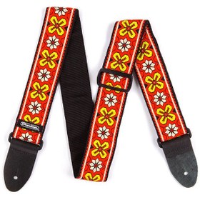 تصویر استرپ گیتار Dunlop Jacquard Avalon Red Strap 
