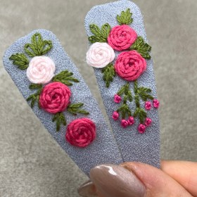 تصویر گیره مو بافت برزیلی کد ۰۱ - کد ۰۵ 