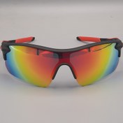 تصویر عینک ورزشی موتور سواری و دوچرخه سواری اکلی 