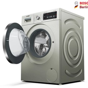 تصویر ماشین لباسشویی بوش 9 کیلویی WAW325X0EG سیلور BOSCH WAW325X0EG 1600 rpm Serie8 9 kg washing machine,