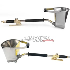 تصویر ملات پاش دیواری Wisamic با شیر برنجی استیل 