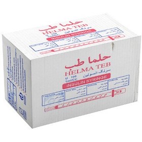 تصویر سرنگ انسولین حلما طب ۱ میلی‌لیتر لوئر اسلیپ 