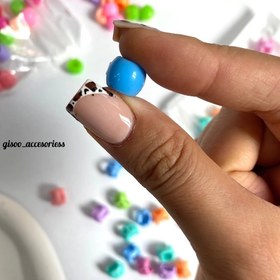 تصویر مهره مو رنگی 