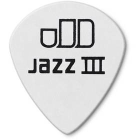 تصویر پیک گیتار DUNLOP TORTEX WHITE JAZZ III PICK .88mm 