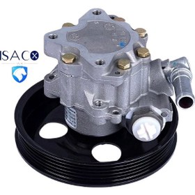 تصویر پمپ هیدرولیک فرمان پژو405 ایساکو Peugeot 405 Isacco steering wheel hydraulic pump