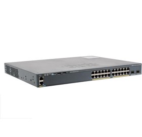 تصویر سوئیچ سیسکو مدل WS-C2960X-24TD-L استوک Cisco WS-C2960X-24TD-L 24Port Switch Stock