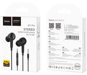 تصویر هندزفری سیمی هوکو مدل M1 PRO LIGHTNING HOCO Wired earphones M1 PRO with mic for Lightning