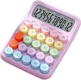 تصویر ماشین حساب ۱۲ رقمی بزرگ فانتزی 