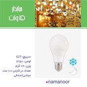 تصویر لامپ ۱۵ وات‌ نمانور - طبیعی 