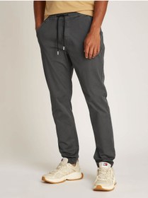 تصویر شلوار اورجینال تامی هیلفیگر Tommy Hilfiger Austin Gray Jogger Pants 