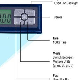 تصویر ترازو دیجیتال UNI WEIGH مدل000 