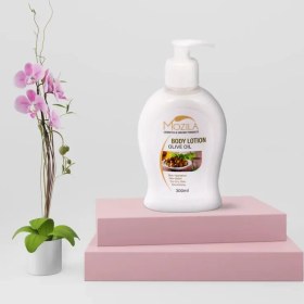 تصویر لوسیون بدن حاوی روغن زیتون 300میل موزیلا Mozila Olive Oil Body Lotion 300ml