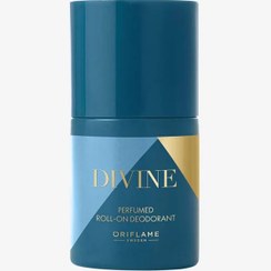 تصویر دئودورانت رولی زنانه دیواین اوریف لیم Oriflame Divine Perfumed Roll on Deodorant