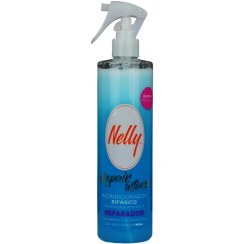 تصویر اسپری دوفاز موهای آسیب دیده نلی مدل Repair Intense حجم 400 میلی لیتر NELLY REPAIR INTENSE TWO PHASE CONDITIONER 400ml