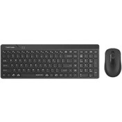 تصویر کیبورد و ماوس بی‌سیم ای فورتک مدل FG2300 Air A4tech FG2300 Air 2.4G Wireless Combo Desktop Keyboard and Mouse